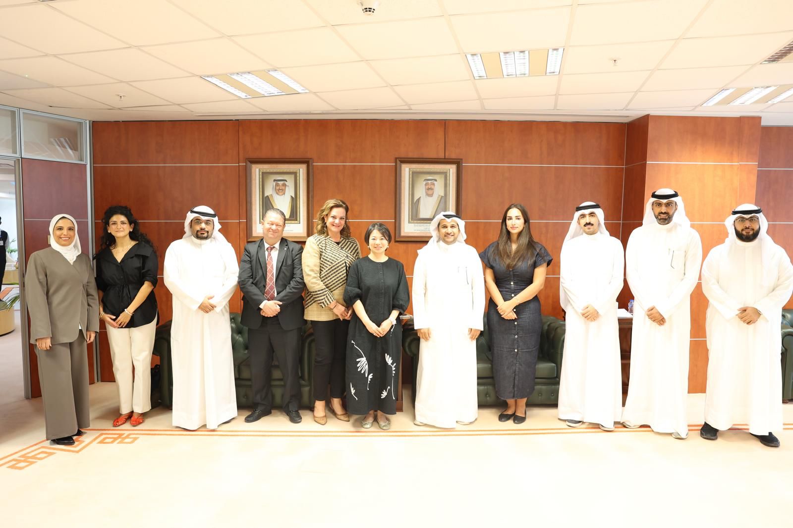 لهيئة العامة للقوى تستقبل وفد من مكتب منظمة العمل الدولية ومكتب منظمة اليونسكو للدول العربية لدولة الكويت